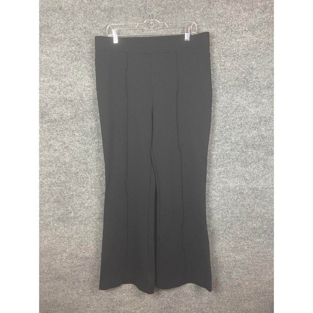 Modern Ambition Wide Leg Pants‎ Women's XL Black Excellent Pull On Seam Front